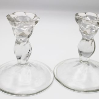 Duncan Miller Tornado Twist Candlesticks