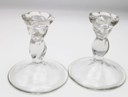 Duncan Miller Tornado Twist Candlesticks