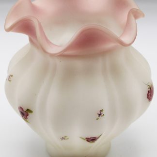 Fenton hand-painted 5 inch vase