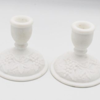 Imperial glass candlesticks