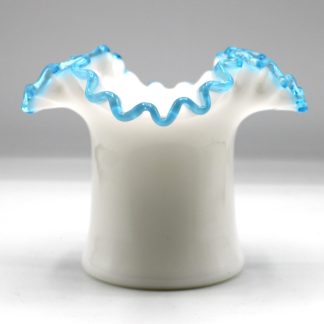 Fenton Blue Crested top hat